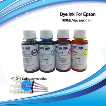 

XIMO 4C Universal Refill Ink kit for Ep 4C printer, dye ink for Ep printer, 4*100ML bottled
