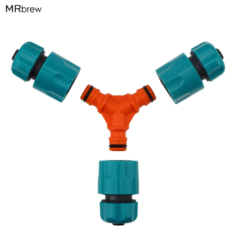 Irrigation Y Connector 3 way garden water splitter Garden tap The