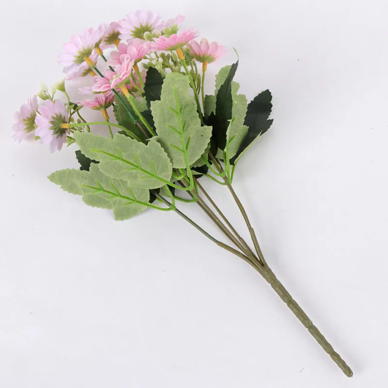 

New Fashion Arrival 32cm Simulation Daisy Artificial Silk Chrysanthemum Flowers Romantic Lovely Entertainment For Everyone