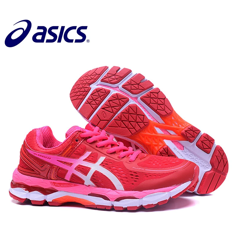 Orginal ASICS GEL-KAYANO 22 Women's Cushion Sneakers Comfortable Outdoor Athletic Running shoes Hongniu