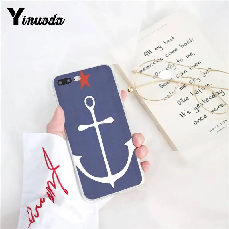 Retro Nautical Anchor Wood Boat Sea
