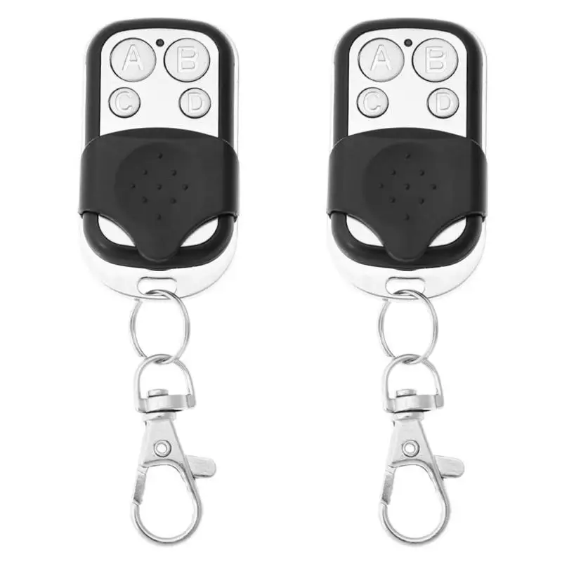 

4 Channel Wireless Remote Control Duplicator RF Key for Electric Gate Garage Door Remote Controller Key Fob 315/433 MHz Hot Sale