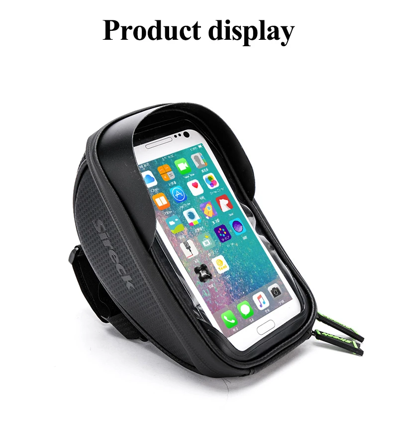 Sireck 6,0 дюймов сенсорный экран водонепроницаемый дорожный велосипед держатель для телефона крепление для велосипеда передняя трубка Руль держатель для смартфона