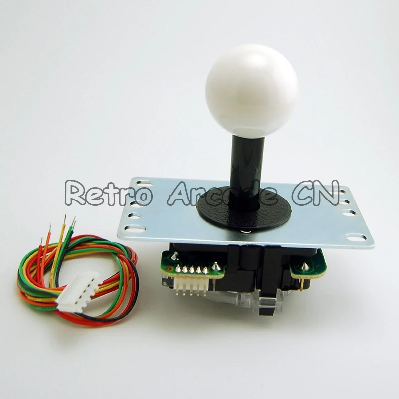 by RetroArcade.us Classic Arcade Joystick Ball Top Color is Light Blue
