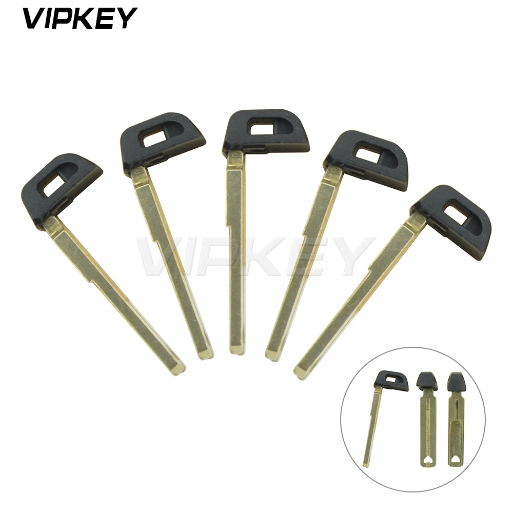 Remotekey 5pcs Replacement Smart Key Blade For Toyota Camry 2008 Insert Blade