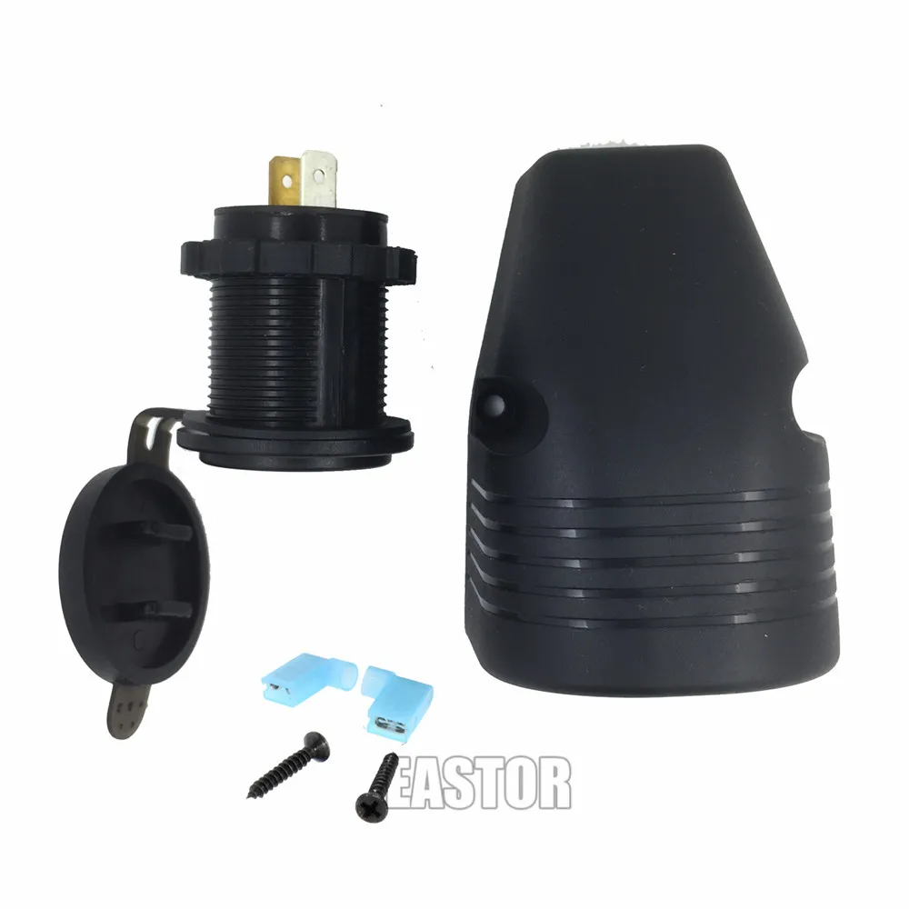 DIY водонепроницаемый мотоцикл двойной USB зарядное устройство 12-24 В 4.2A автомобильное USB зарядное устройство вольтметр синий светильник для мобильного телефона
