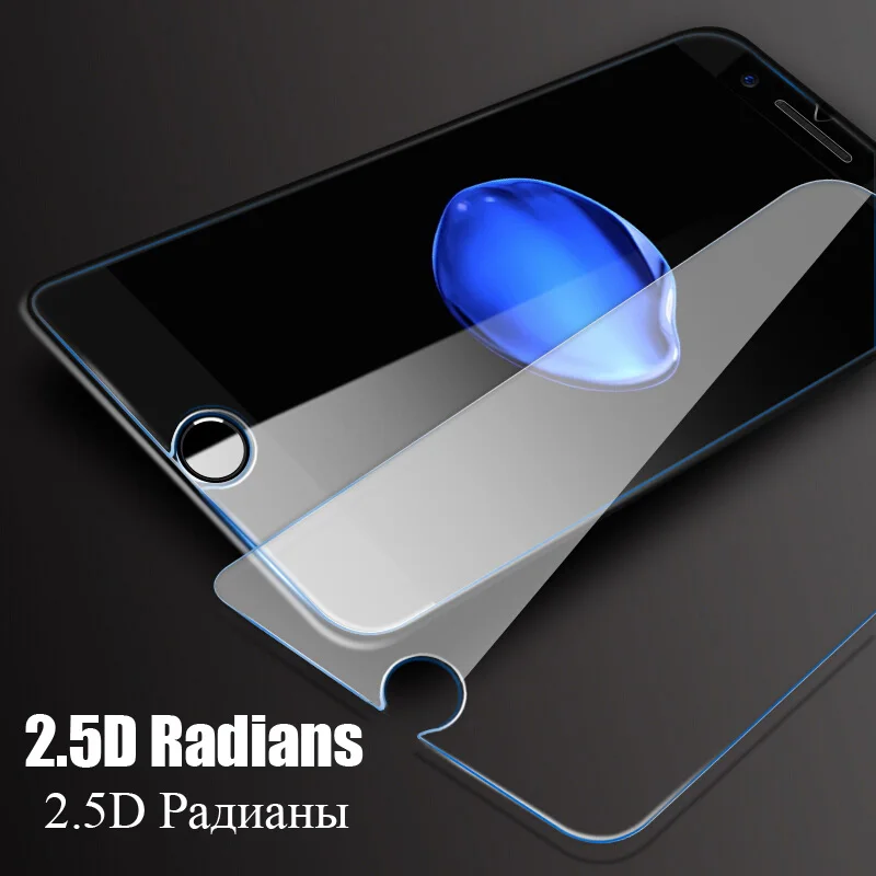 2 Pcs  Lot Tempered Glass For iPhone 6 6s Glass Tempered Guard Film For iPhone X 10 7 8 Plus 5 5s 5C SE 4 Tempered Glass (5)