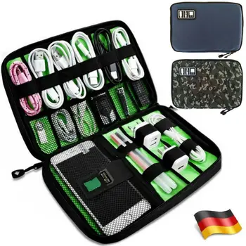 

Gadget Organizer USB Cable Storage Bag Travel Digital Electronic Accessories Pouch Case USB Charger Power Bank Holder Kit Bag