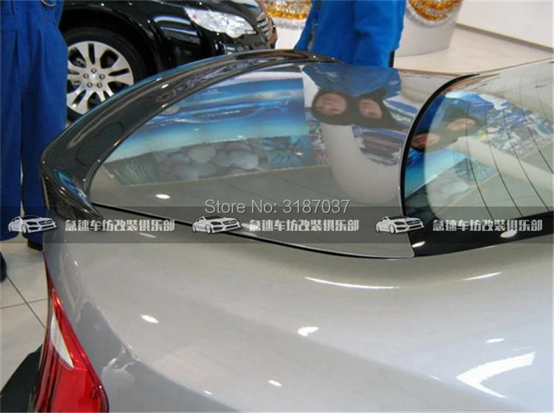 Для Subaru Legacy спойлер 2004 2005 2006 2007 2008 углеродного волокна задний спойлер на крыло, крышу багажник губы загрузки покрытие автомобиля для укладки