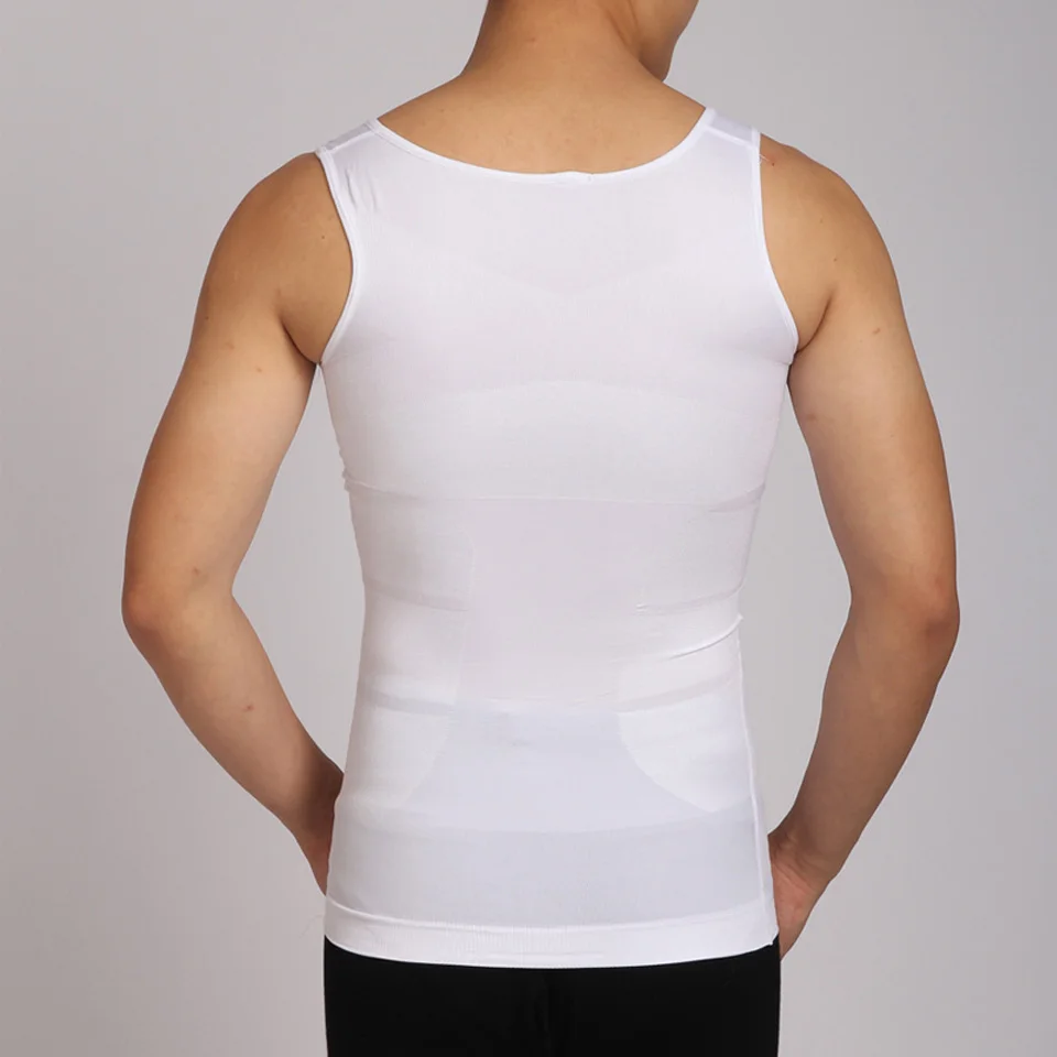 Clomplu Shapewear Shaper для мужчин для похудения живота контроль Футболка Мужская Плюс Размер Эластичный Высококачественный спандекс моделирующие Топы