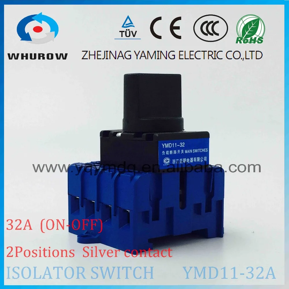 

Isolator switch YMD11-32C 4Phase 32A 690V load break switch universal power cut off switch changeover cam switch