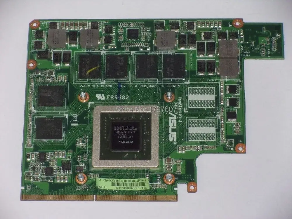 60-N7CVG1000-A03/A13 For ASUS G53S G53SX G53JW GTX 460M 2GB Laptop Video card Fully Tested