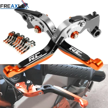 

For KTM RC8 RC8R RC125 RC200 RC390 Motorbike CNC Aluminum Levers Motorcycle Brake Clutch Levers Foldable Extendable Adjustable