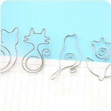 50 шт/партия Красивые жизни металлические закладки милые кошки птицы бумага клип Tab свежие офисные школьные принадлежности marcador FC928