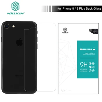 

for iPhone 8 / 8 Plus Back Side Nillkin Tempered Glass Screen Protector 9H Anti-Scratch 0.33mm Super Thin for iPhone 8 BackGlass