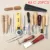 Sanbest Professional Leather Craft Tools Kit Ручное Шитье Шитье Перфоратор Резьба Работа Отверстие Седло Канавка Набор Аксессуаров DIY