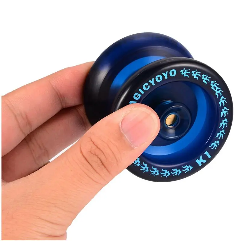 MAGICYOYO K1 мяч YoYo(ABS, синий)+ 5 струн+ перчатка, большая классная Подарочная игрушка для детей друзей