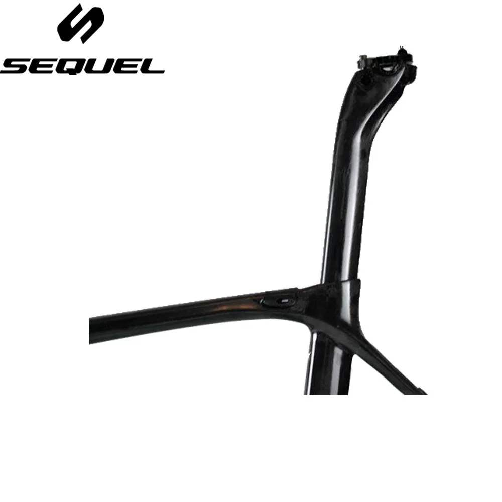 Карбоновая велосипедная Рама SEQUEL fiber bike frame Toray T800 telaio carbonio 2017 Di2 и механическая