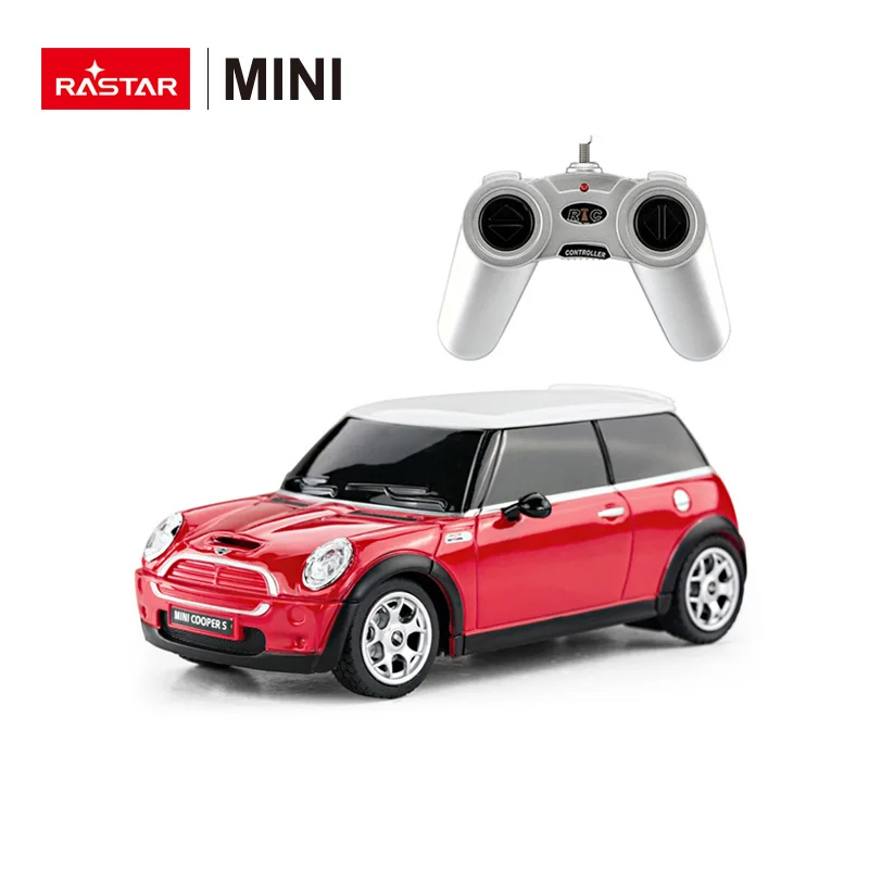 Rastar лицензированный 1/24 rc автомобиль mini cooper brinquedo de controle remoto детские электрические