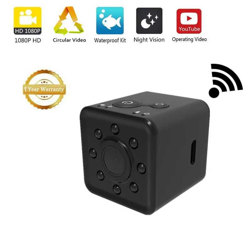 Мини-камера с Wi-Fi, Sansnail SQ13 camara espia 1080 P Водонепроницаемая hd-камера espion с ферромагнитного микро-камера SQ11 SQ12 обновления