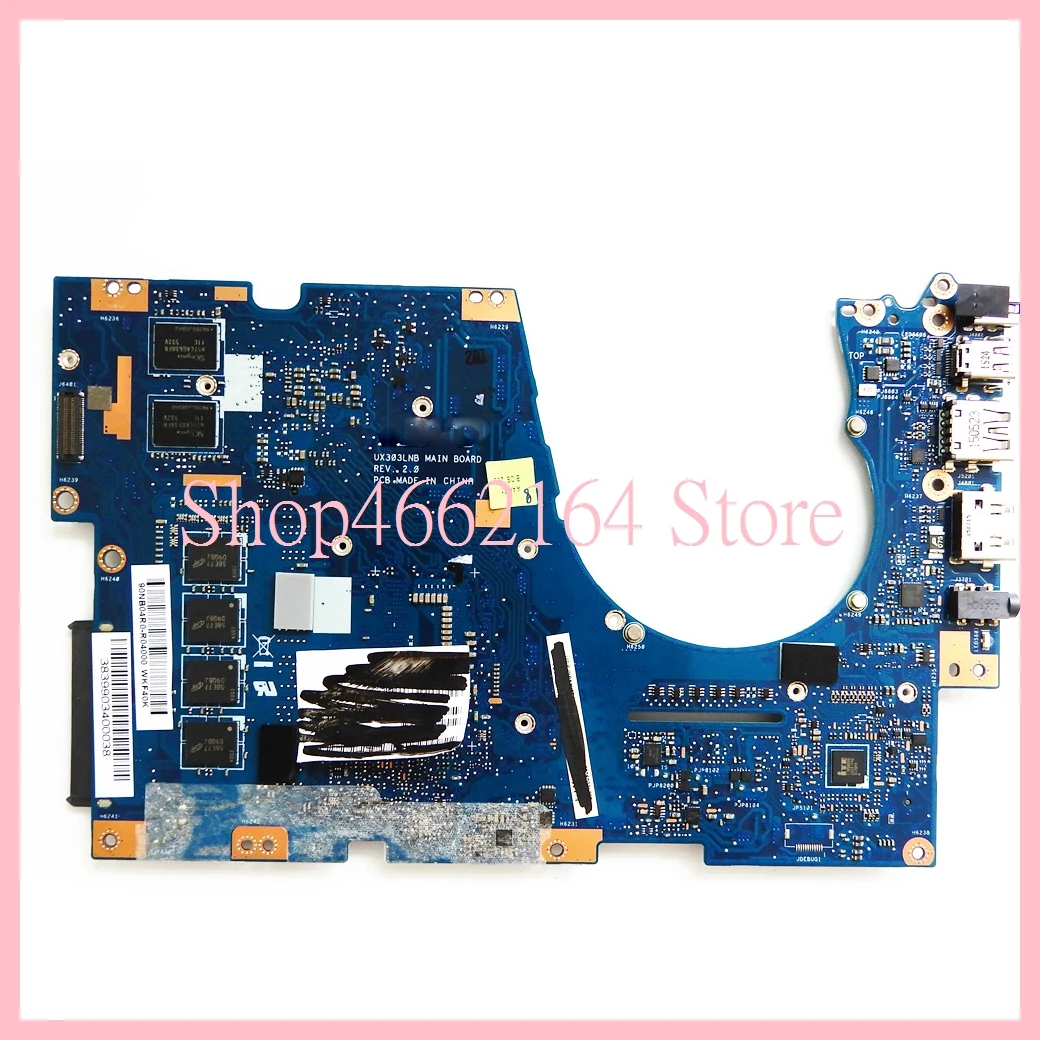 UX303LNB اللوحة المحمول I5-5200CPU GT840M/2G لآسوس UX303LB UX303LNB UX303LN UX303L U303L دفتر اختبارها بشكل كامل