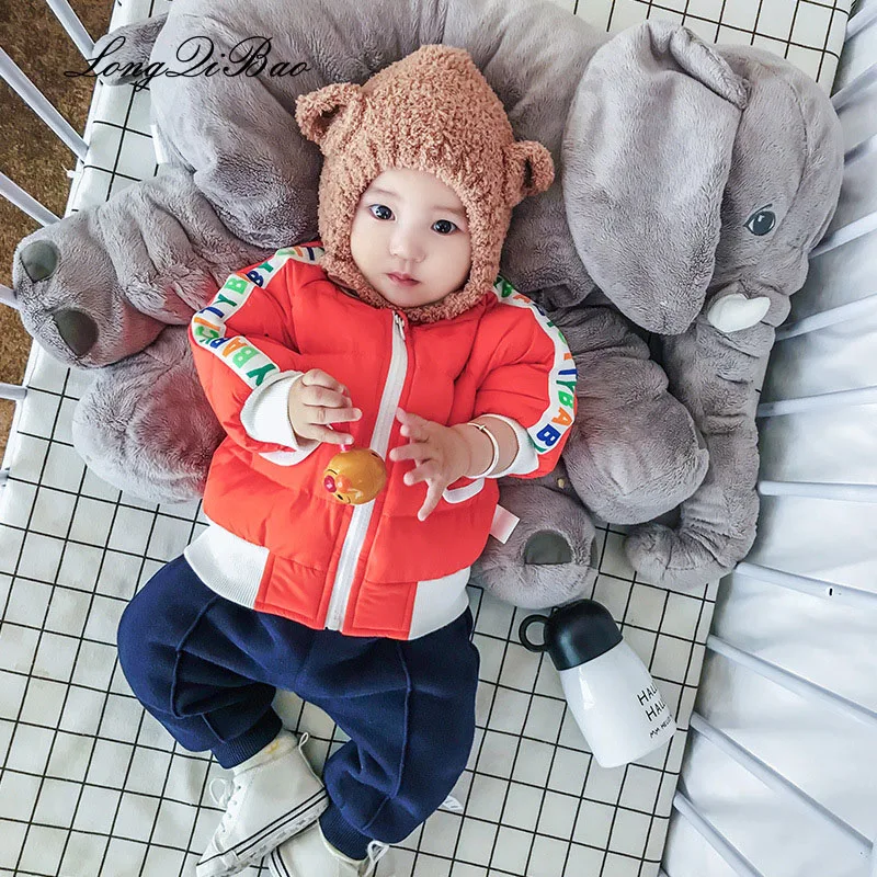 

Baby clothes winter clothes male baby cardigan cotton clothes warm jacket girls casual shirt baby coat ins with the same paragra