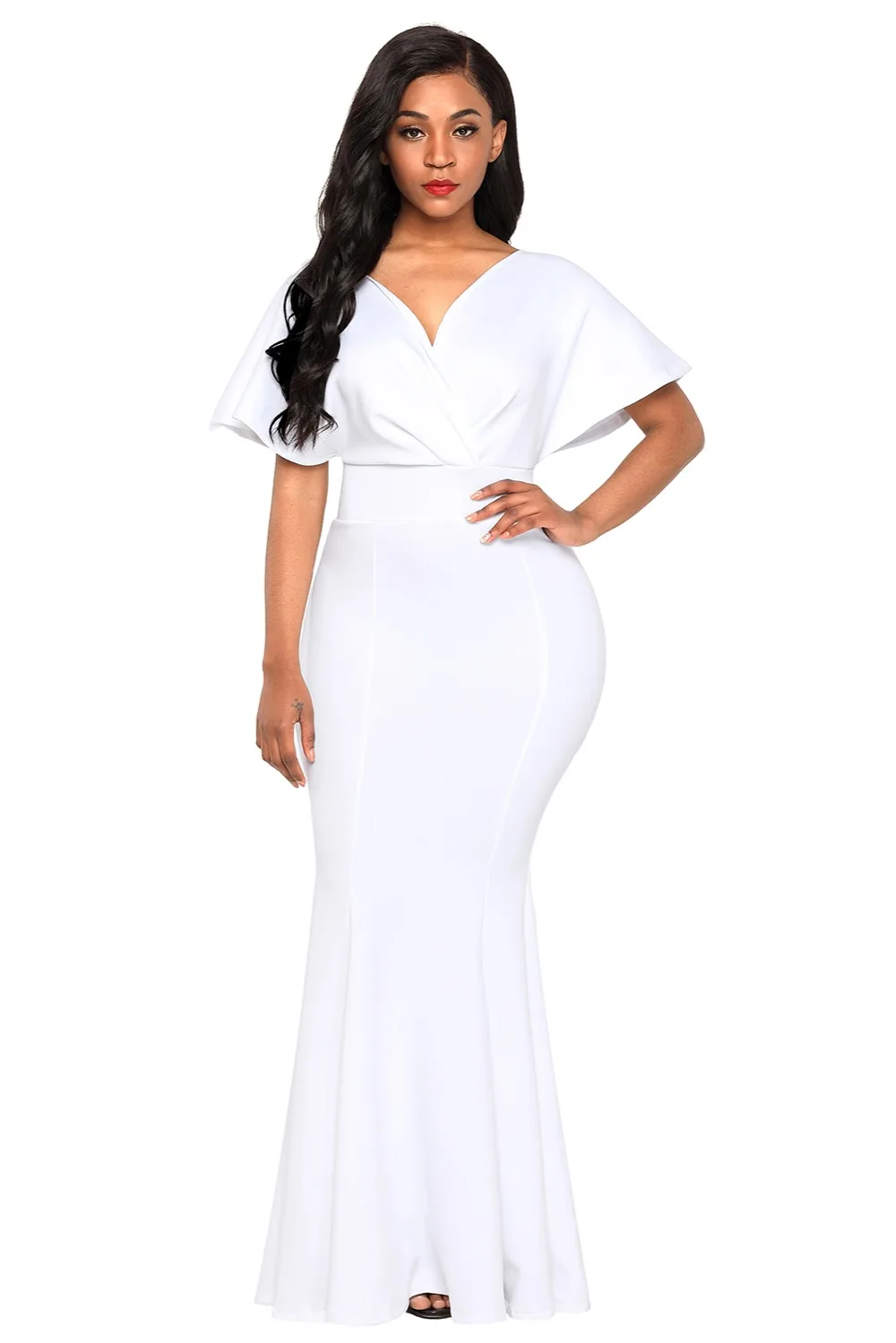 White-Off-The-Shoulder-Mermaid-Maxi-Dress-LC61944-1-4