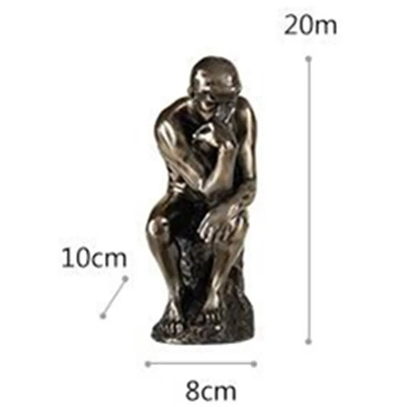 Thinker бюст статуя Le Poete смолы ремесленника офис отель клуб гостиная украшения подарок L2573