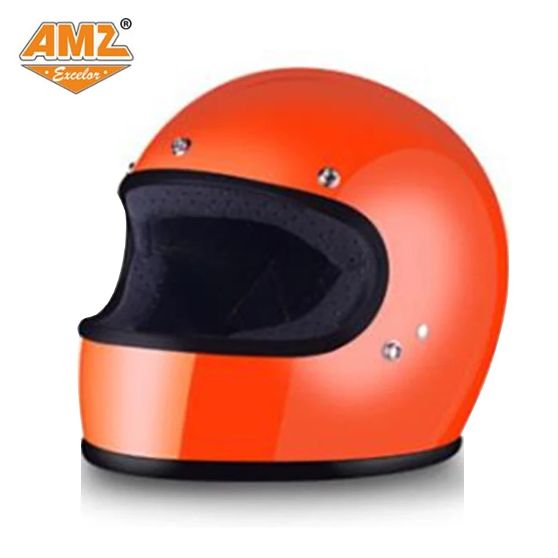 AMZ Heavy locomotive full face helmet retro Halley winter men and women motorcycle helmet four seasons