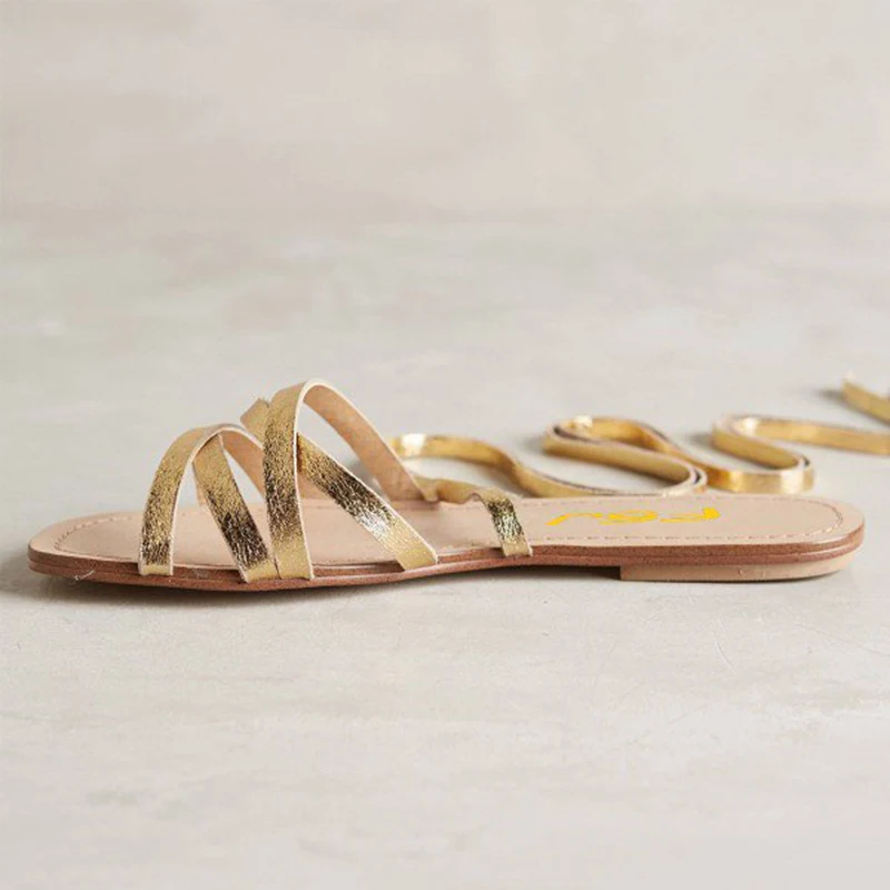 gold_strappy_lace_up_flats_1