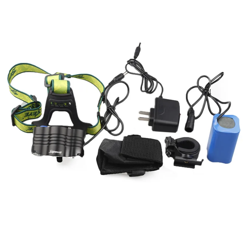 

Rechargeable LED Headlamp Outdoor Hunting Fishing Strong Light Flashlight Multifunction Flashlight for Riding