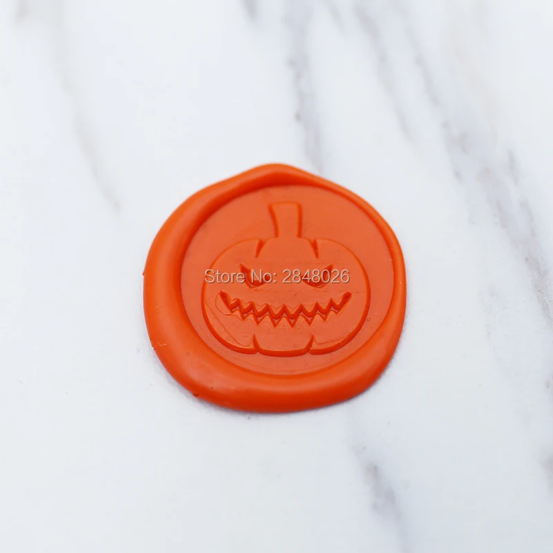 PUMPKIN Wax Seal Stamp kit,Halloween wax seal stamp, invitation seals