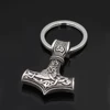 Huge Thor hammer Mjolnir Viking Amulet Hammer Scandinavian Keychain Norse Jewelry ► Photo 3/5