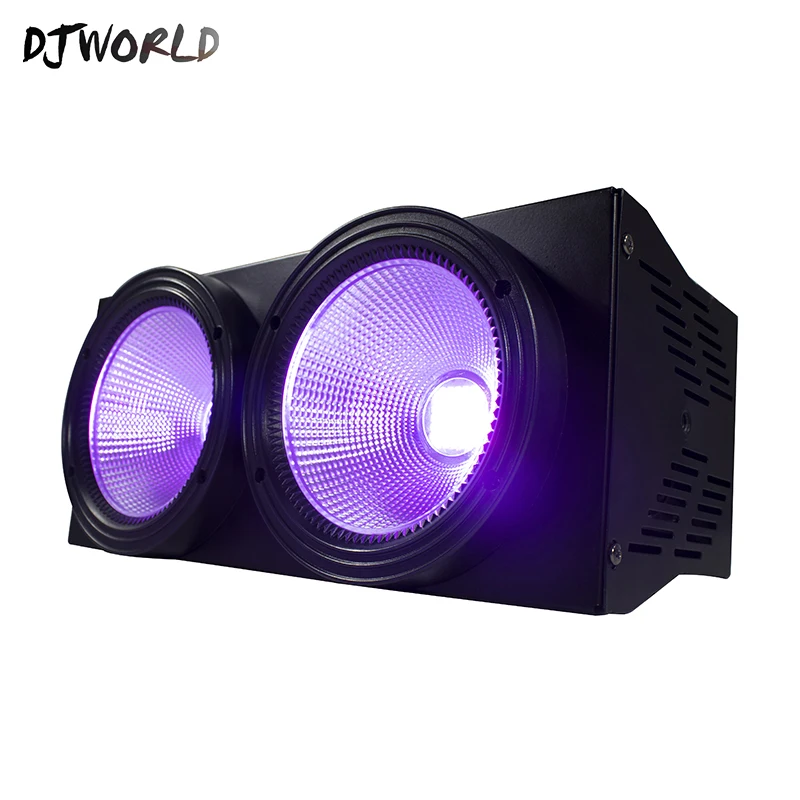 

Top Selling 2eyes 200W LED COB Blinder Violet Lighting For DMX512 Stage Effect Wedding Home Party Entertainment Fast Shipping