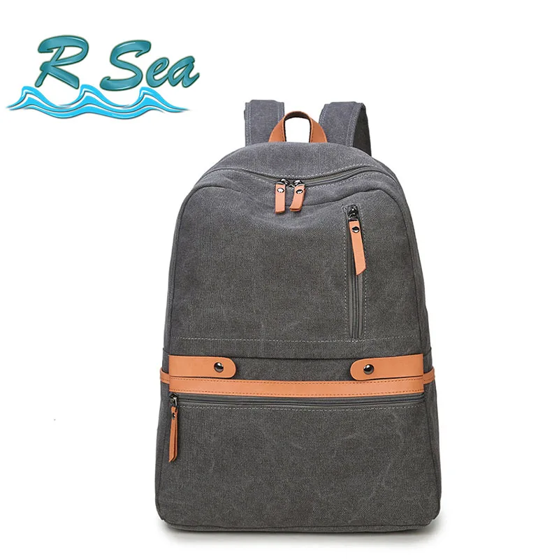 

2018 New Canvas Backpack Promotional Bag Student Computer Bag Europe and America Style Travel Backpack High Quality