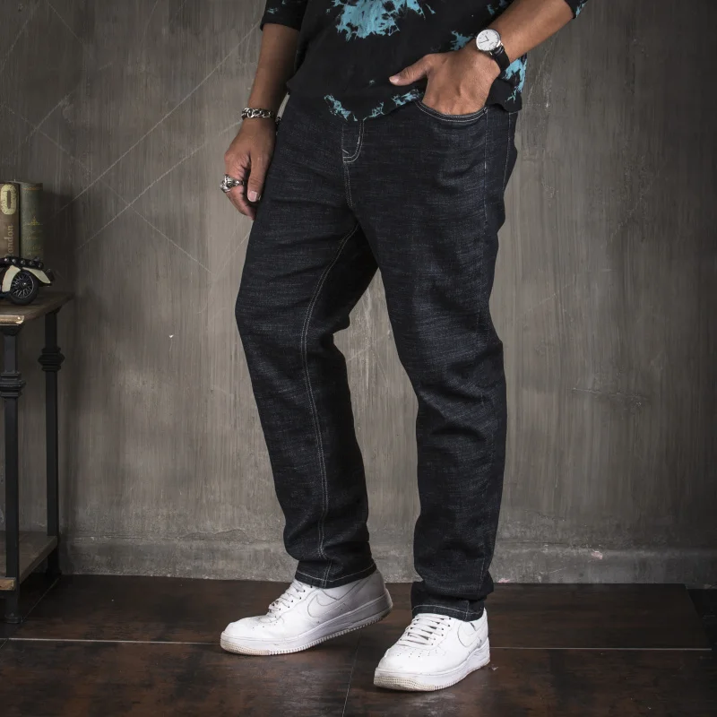 Men Plus Big Size Pants 30 38 40 42 44 46 48 Mens High