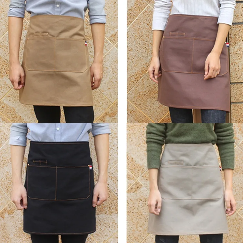 Waist Canvas Apron Cotton Straps E18-8