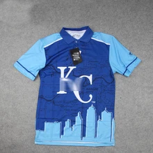 

mens summer t-shirts blue city building pattern workout tshirts male base ball jersey Kansas softball tees for boyfriend gifts