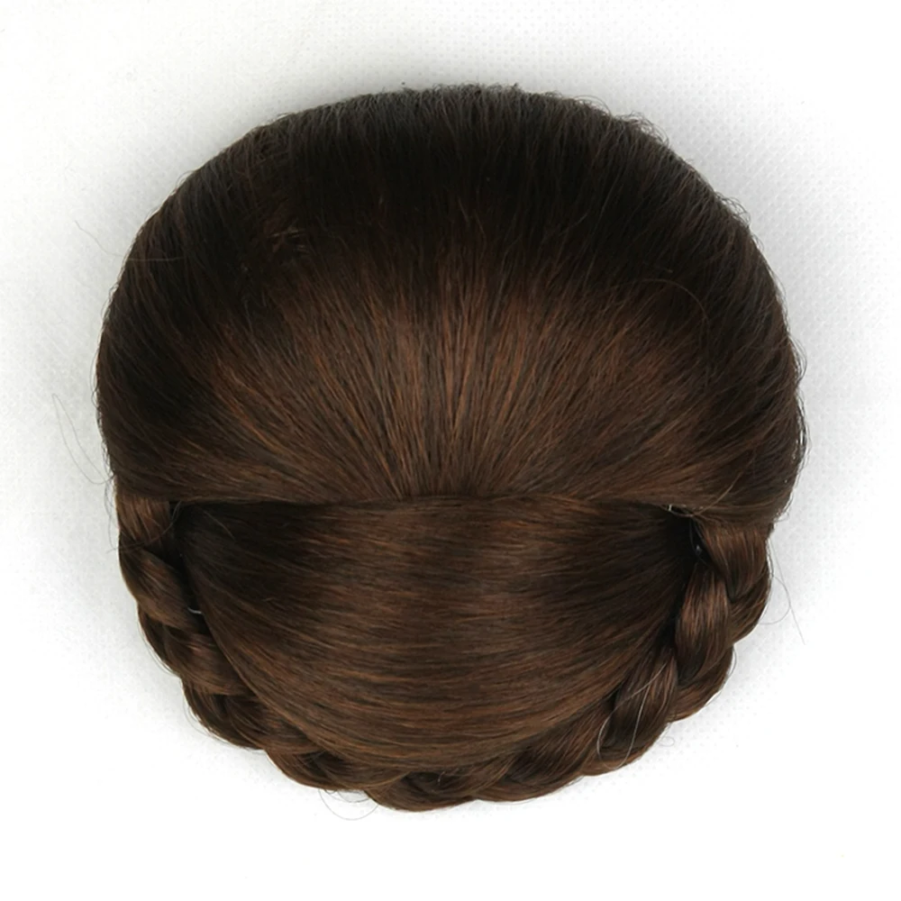 Soowee 6 colors High Temperature Fiber Synthetic Hair Bun Clip in Hair