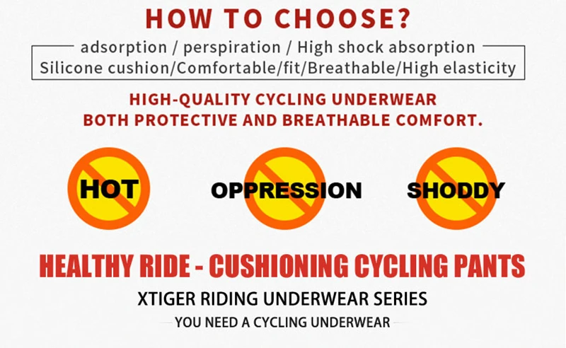 X-TIGER ผู้ชายกางเกงขาสั้น Breathable ตาข่ายขี่จักรยานชุดชั้นใน5D เจล Pad Shockproof MTB กางเกงขาสั้นจักรยานจักรยานชุดชั้นใน
