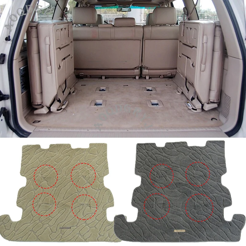 

Car Styling 1pcs For Toyota Land Cruiser LC100 2002-2007 Trunk Floor Mat Carpet Protection Cover