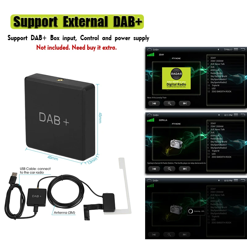 Best Ancluu 7 inch 2 din android 8.1 car dvd player GPS radio for NISSAN Hyundai cars tape recorder navigation 13