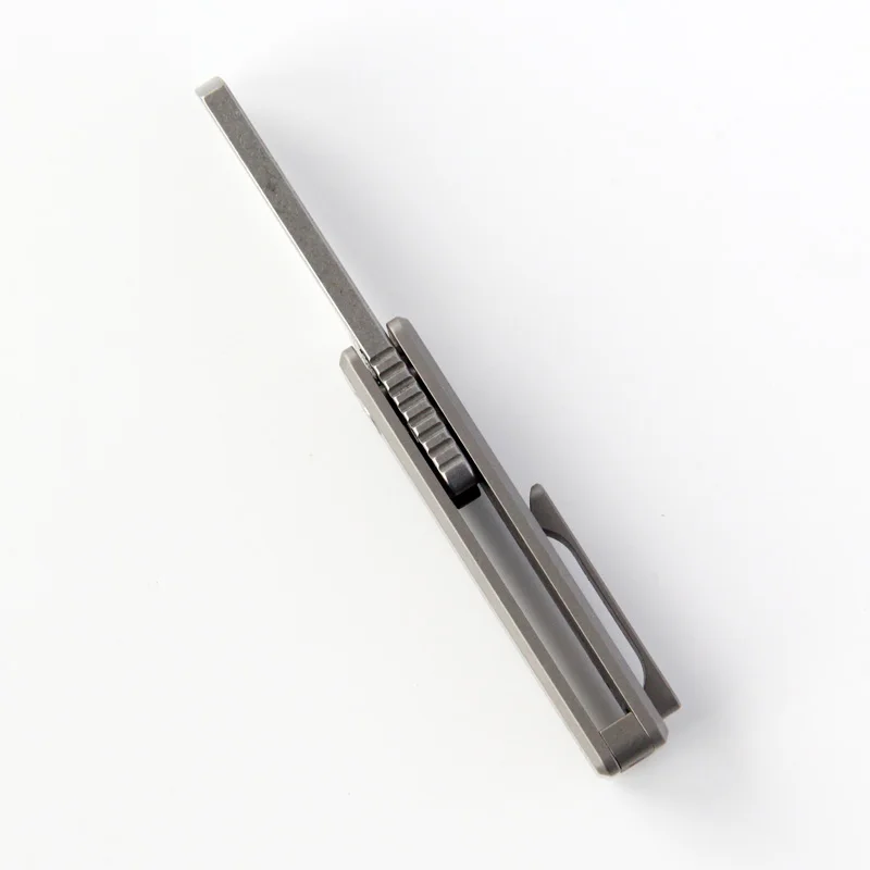 QingGear складной нож S35VN Танто-лезвие титановая ручка карманный зажим открывалка для бутылок Stonewash отделка подарок Colletction Нож EDC