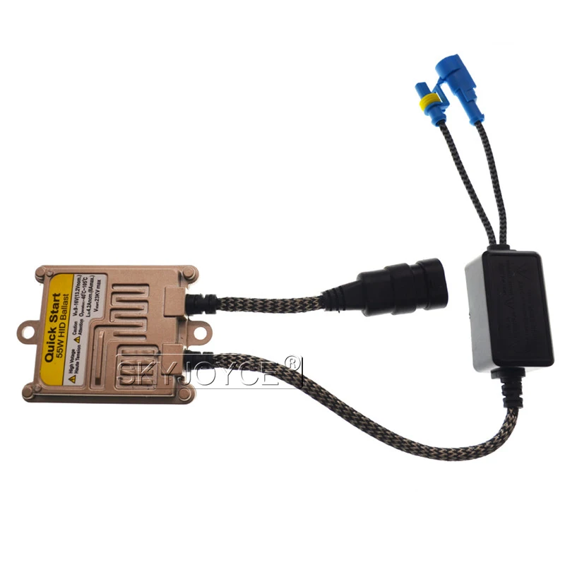 SKYJOYCE Car Headlight 55W Fast Bright HID Ballast AC 12V Ignition Block Slim Quick Start Ballast For Car Light Bulb Xenon Kit (4)
