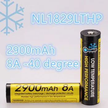 

1 pcs NITECORE NL1829LTHP 2900mAh 8A 18650 -40 Low Temperature Resistant High Performance Rechargeable 3.6V Li-ion Battery