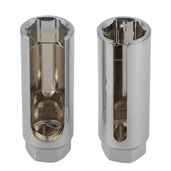 

BHTS-2Pcs Universal 22Mm Car Oxygen Sensor 1/2 inch Drive Socket Wrench Removal Installation Tool Special Tools For Car Repair