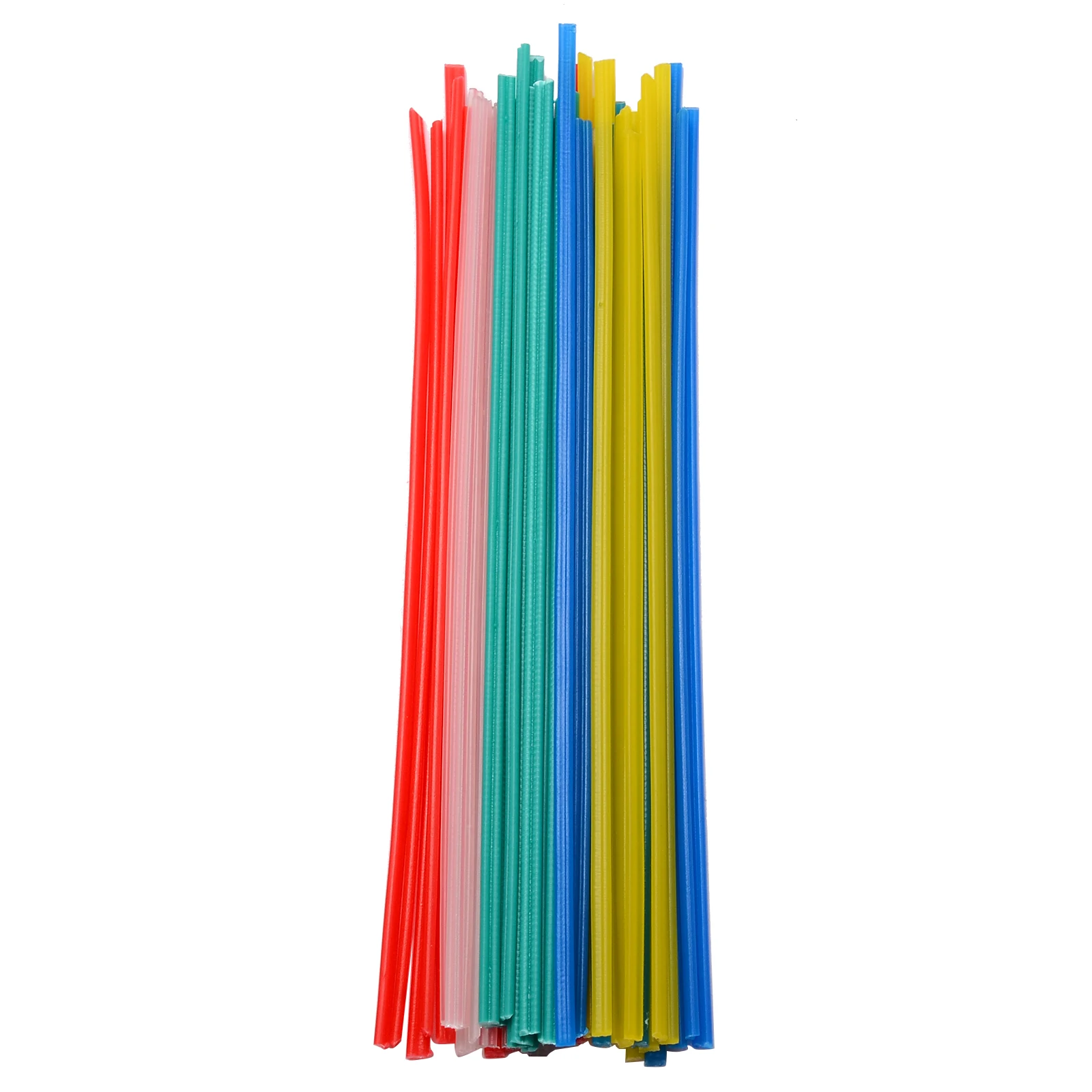 50 шт./компл. 250 мм длина нетоксичные пластиковые сварочные стержни электроды для сварки 5 цветов синий/белый/желтый/красный/зеленый для