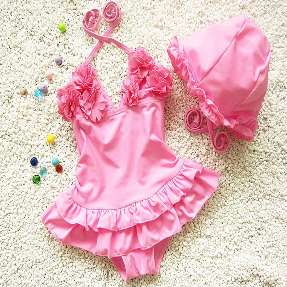 

2018 New summer bathing suit children swimwear girls swimwear baby kids biquini infantil swimsuit bikini girl