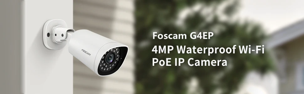 Foscam G4EP Super HD 4MP(1440 P) PoE Открытый ip-камеры безопасности Камера 8-часовой бесплатное Облачное хранилище Ночное видение IP66 пуля Камера