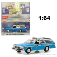 GL 1:64 1988 FORD LTD VICTORIA WAGON NYPD alloy model Car Diecast Metal Toys Birthday Gift For Kids Boy GL 1:64 1988 FORD LTD VICTORIA WAGON NYPD alloy model Car Diecast Metal Toys Birthday Gift For Kids Boy